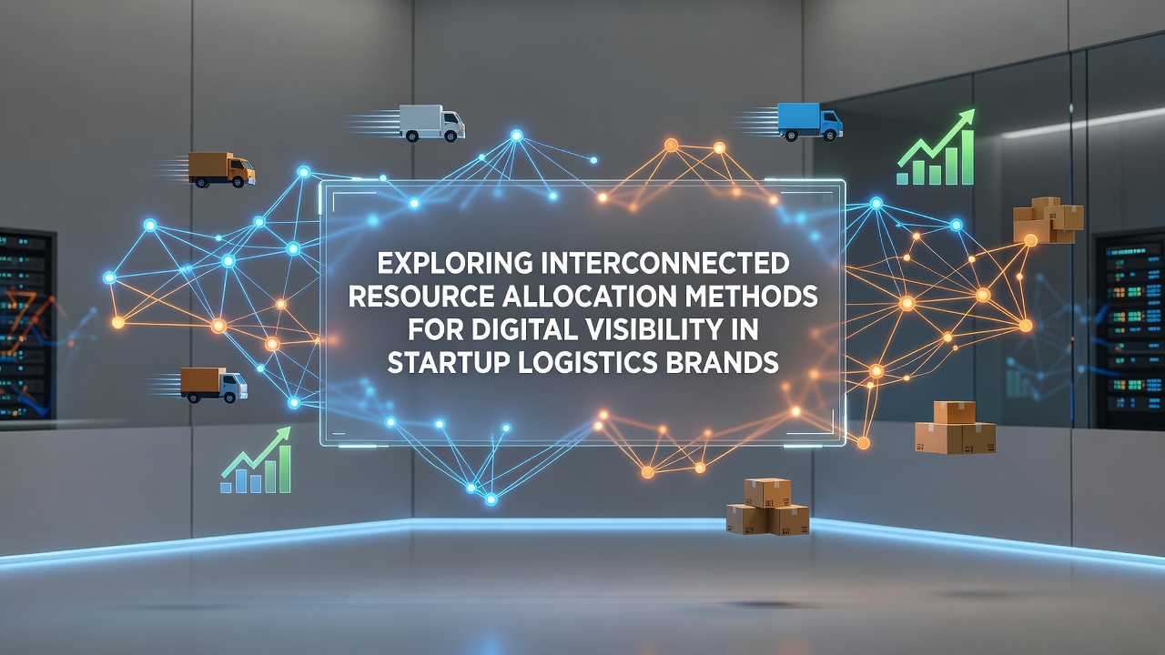 Exploring Interconnected Resource Allocation Methods for Digital Visibility in Startup Logistics Brands